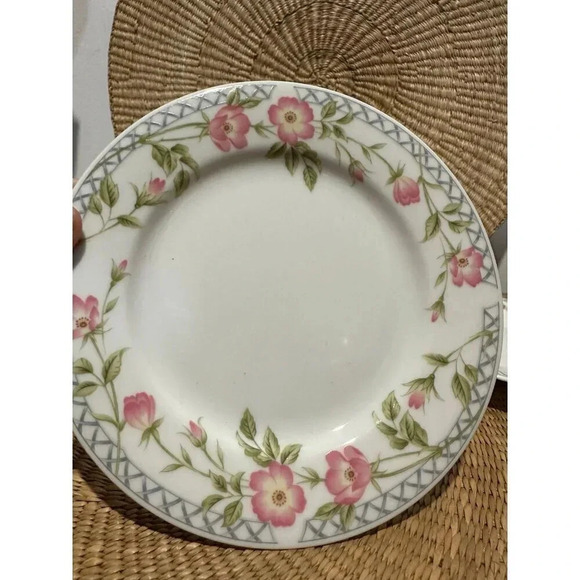 NIKKO Fine China - ARBOR ROSES Pattern 2 plates - Picture 3 of 7